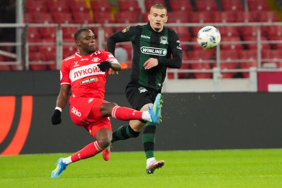 Футбол. РПЛ. "Спартак" (Москва) - "Краснодар" (Краснодар)