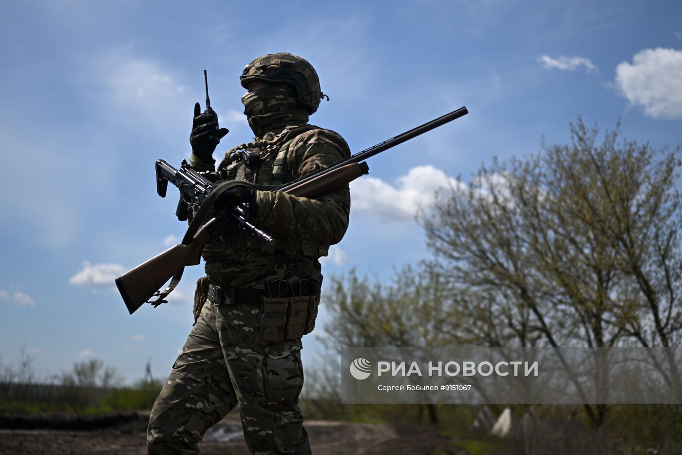 Боевая работа артиллеристов группировки войск "Запад" на Купянском участке фронта