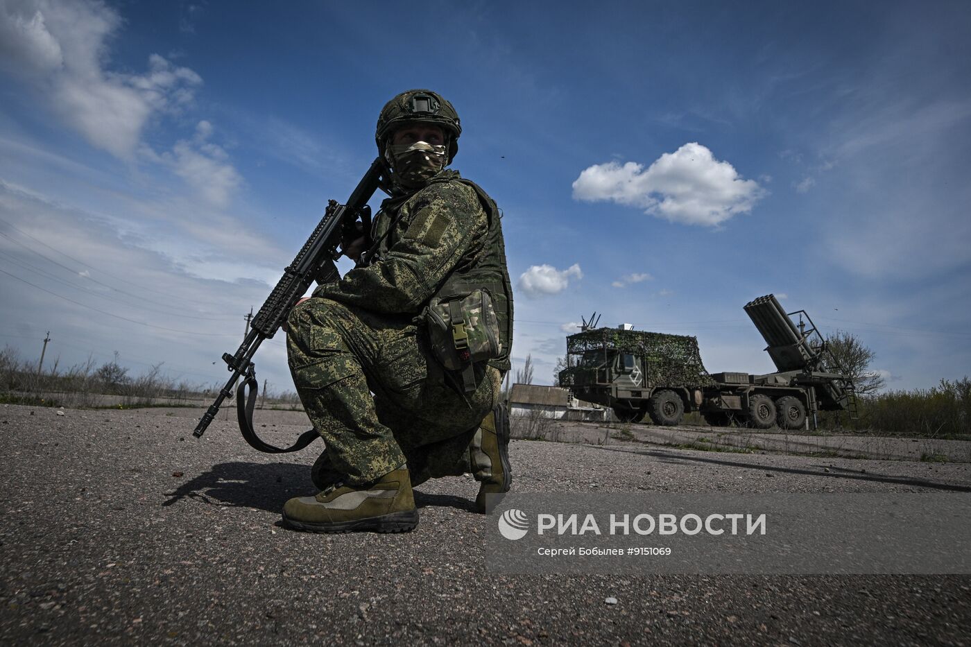 Боевая работа артиллеристов группировки войск "Запад" на Купянском участке фронта