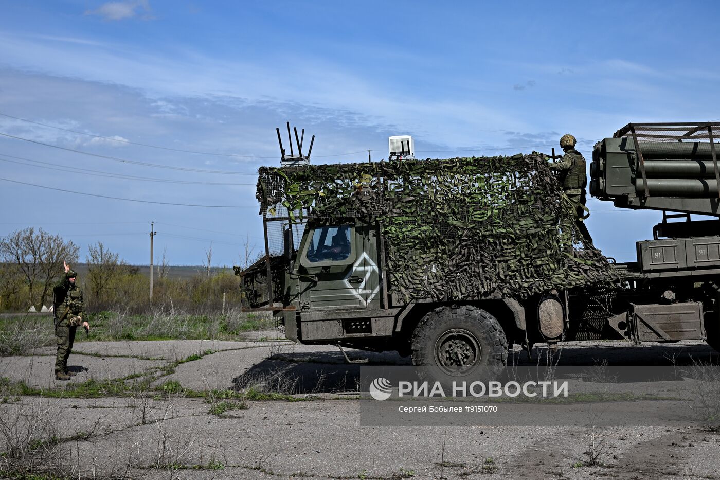 Боевая работа артиллеристов группировки войск "Запад" на Купянском участке фронта