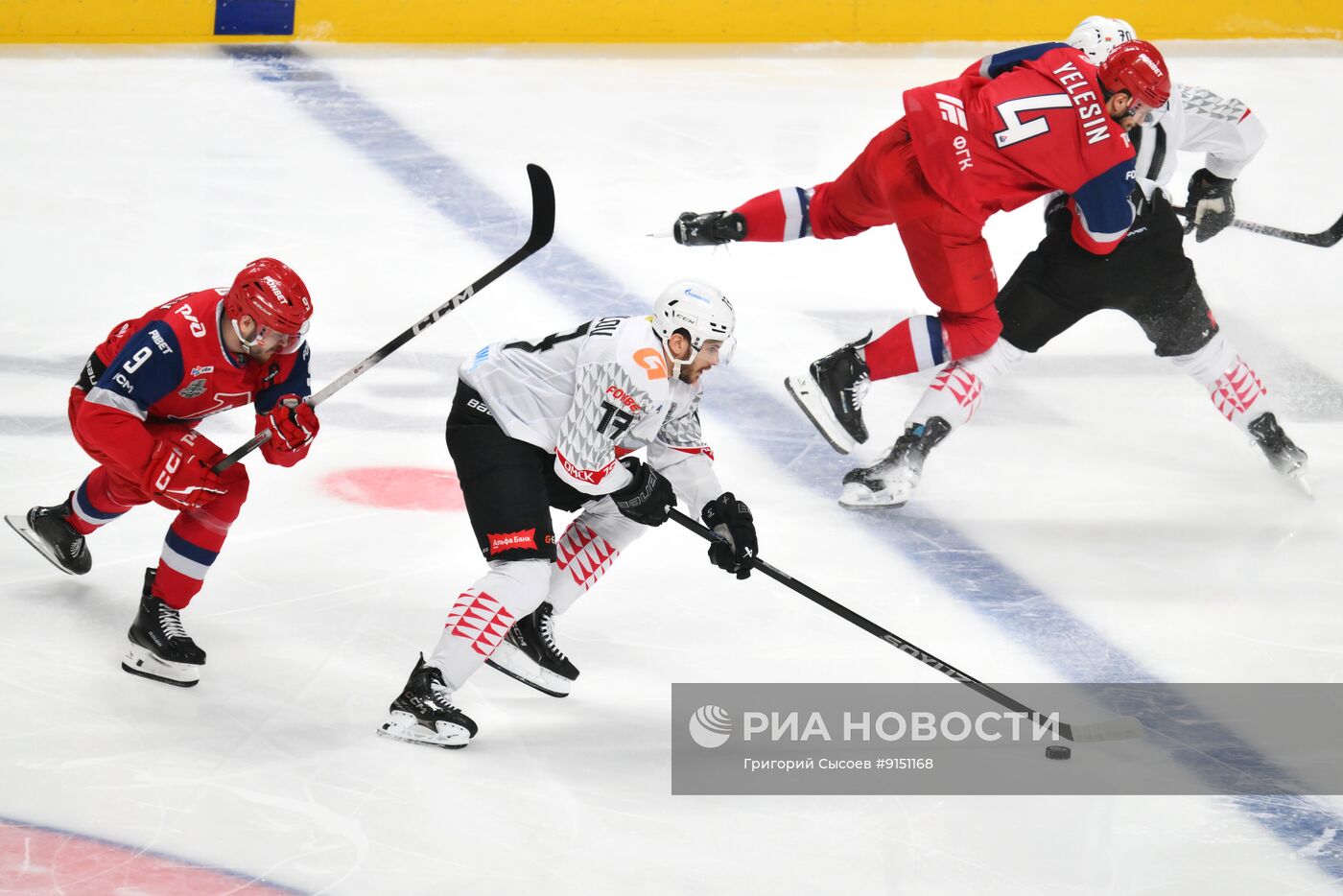 Хоккей. КХЛ. "Локомотив" (Ярославль) - "Авангард" (Омск)