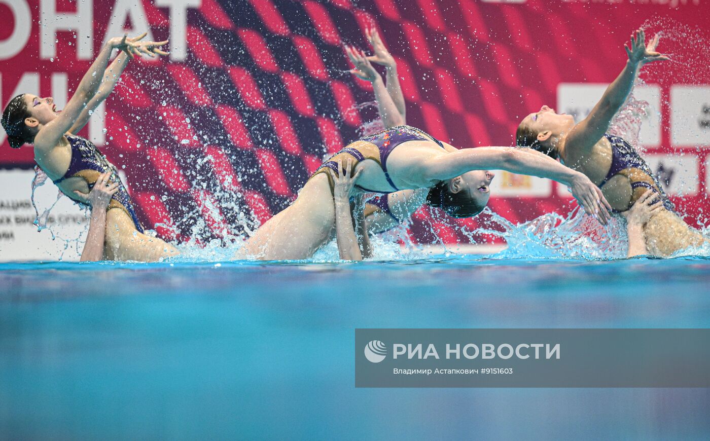 Синхронное плавание. Чемпионат России. Акробатическая группа