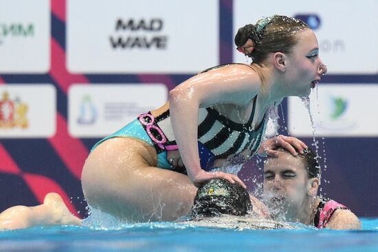 Синхронное плавание. Чемпионат России. Акробатическая группа