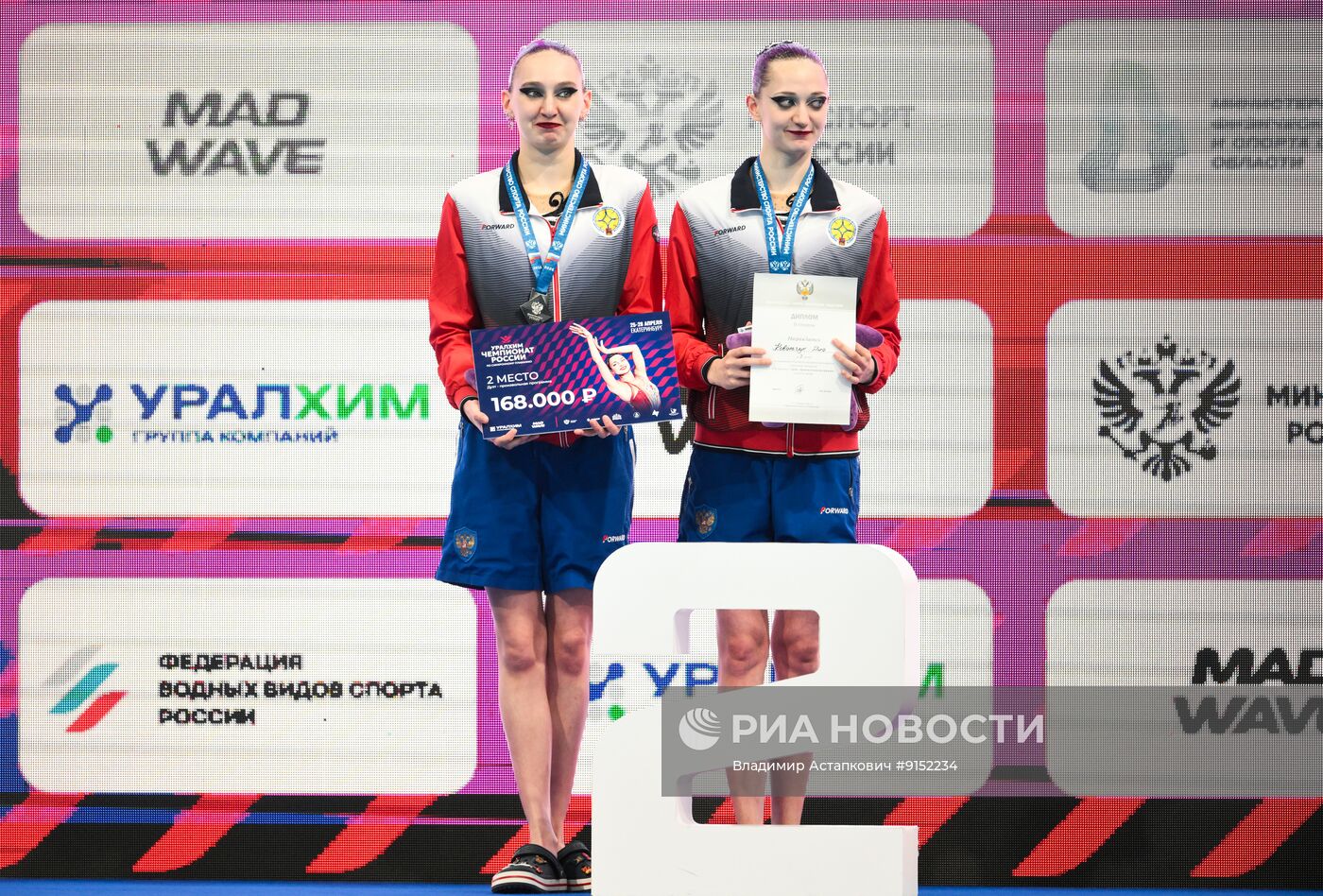 Синхронное плавание. Чемпионат России. Дуэт. Произвольная программа