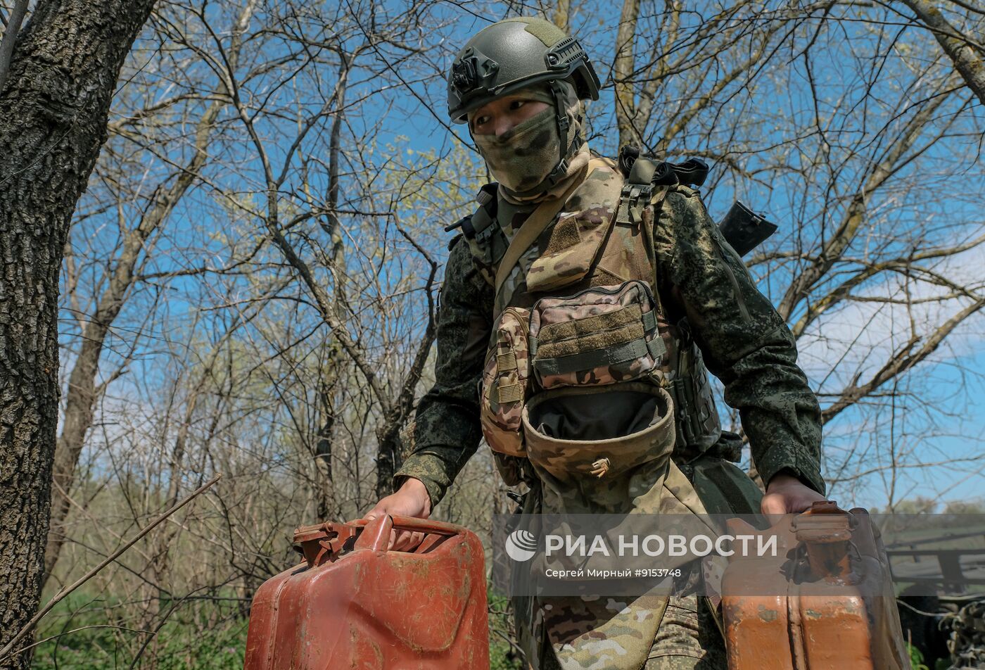 Использование робототехнического комплекса "Курьер" в зоне СВО