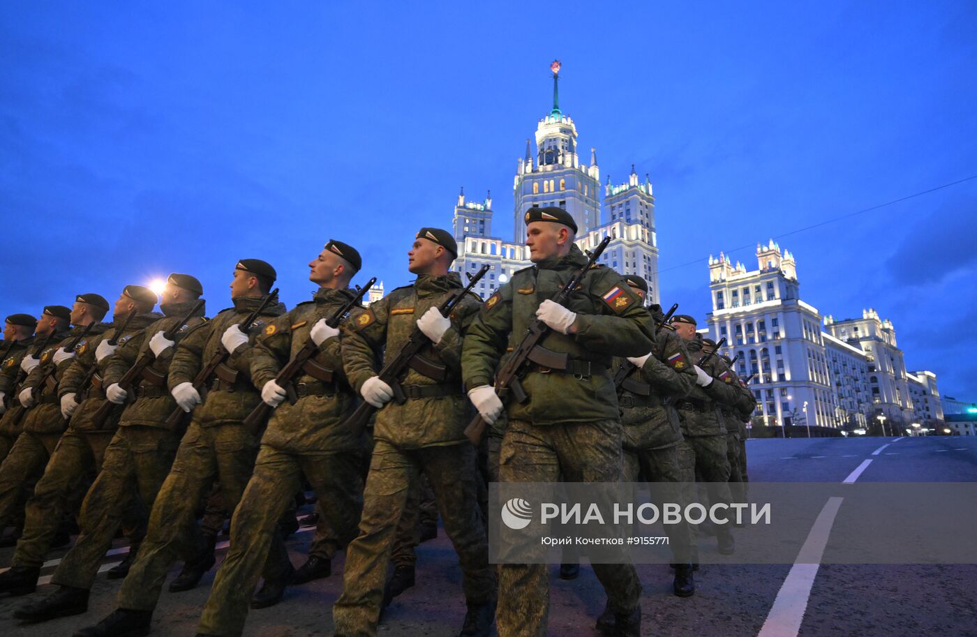 Репетиция парада Победы в Москве