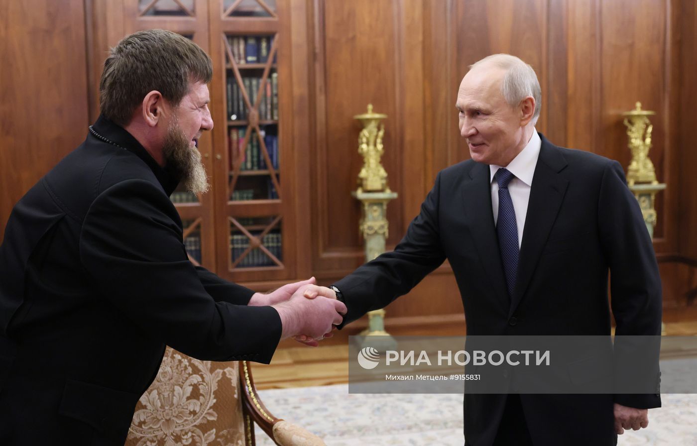 Президент Владимир Путин встретился с главой Чечни Рамзаном Кадыровым