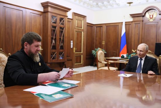 Президент Владимир Путин встретился с главой Чечни Рамзаном Кадыровым