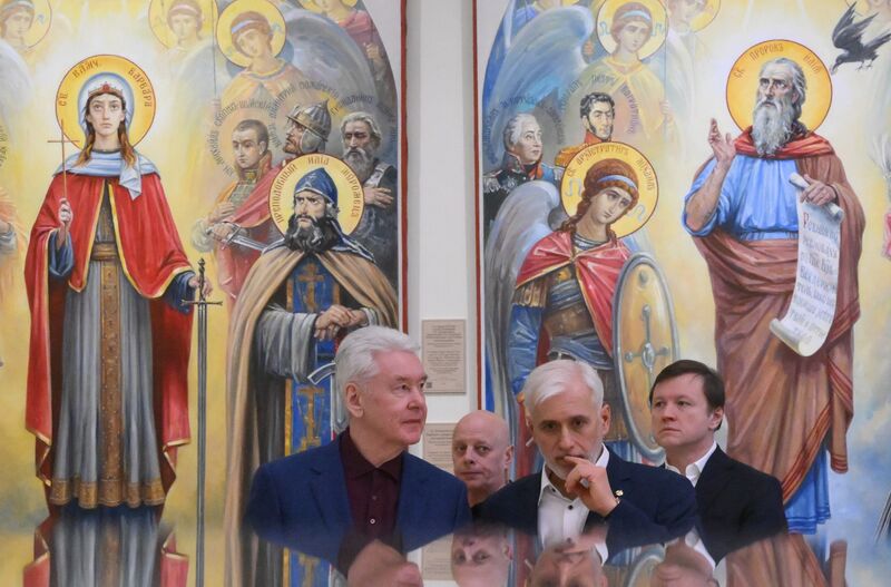 Открытие нового здания Московской государственной картинной галереи Василия Нестеренко