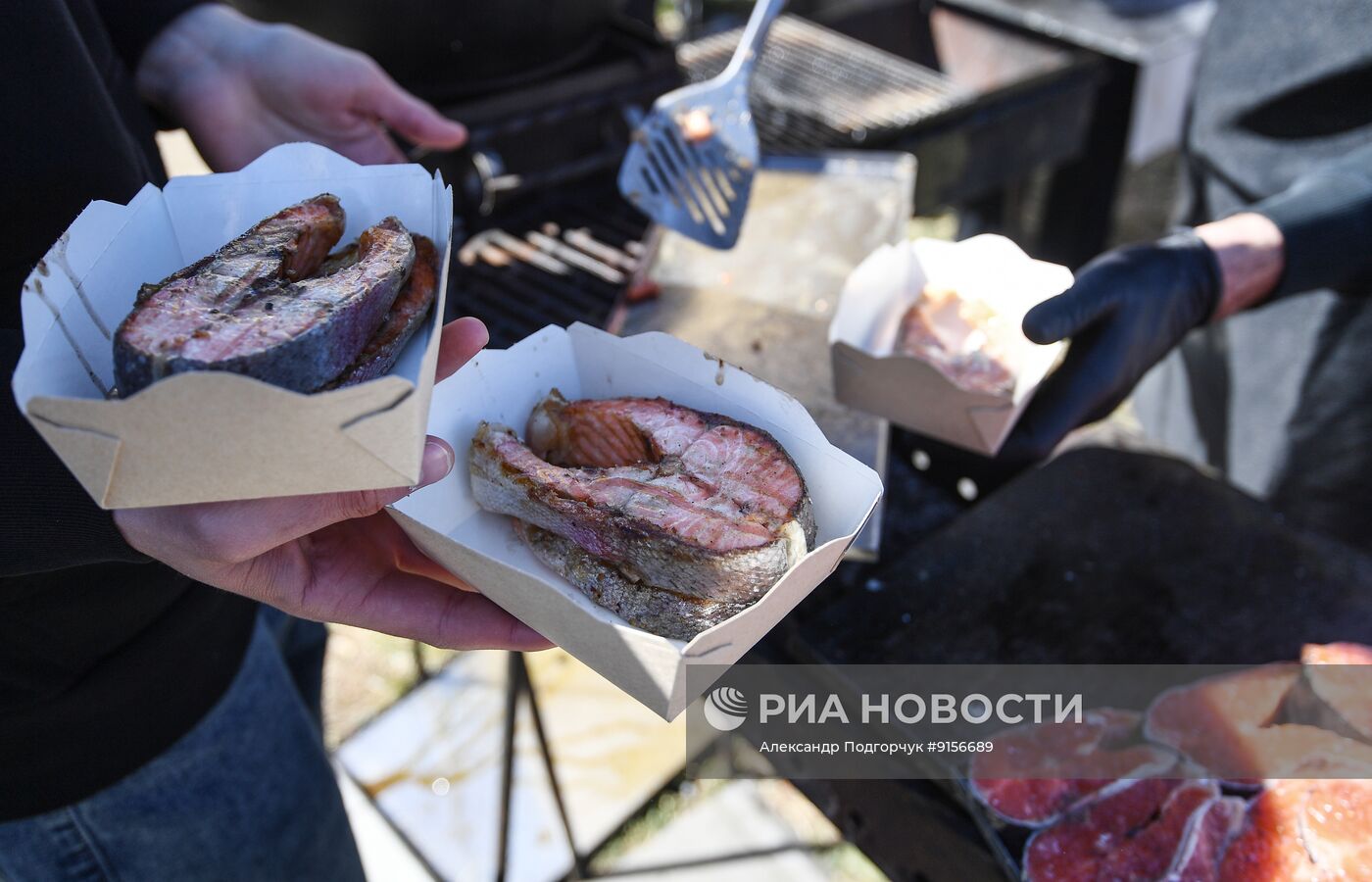 Гастрономический фестиваль "Фиштиваль" в Зеленоградске