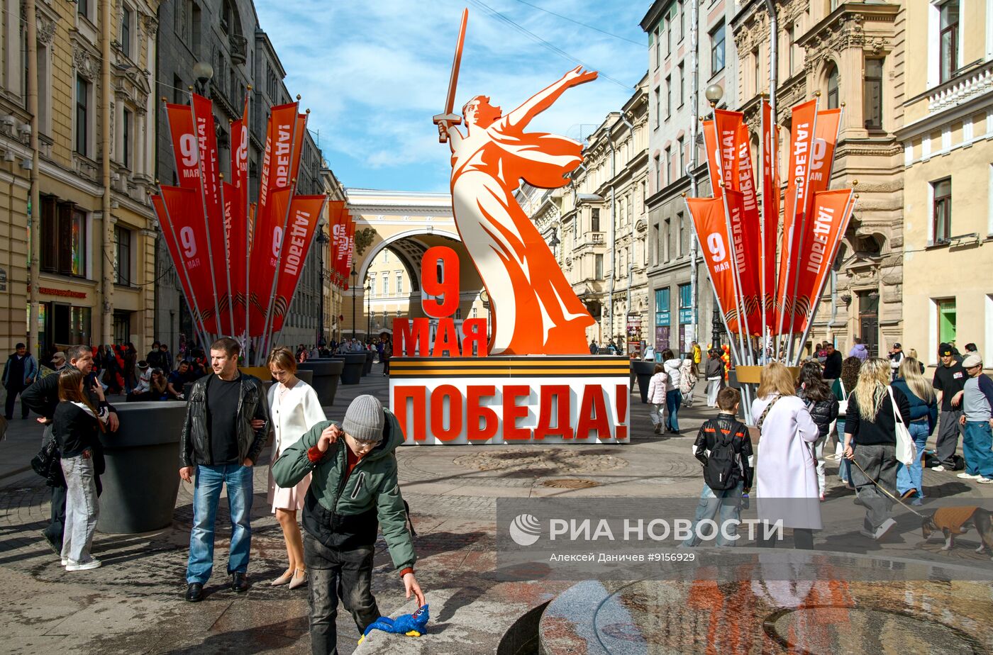 Подготовка Санкт-Петербурга к празднованию Дня Победы