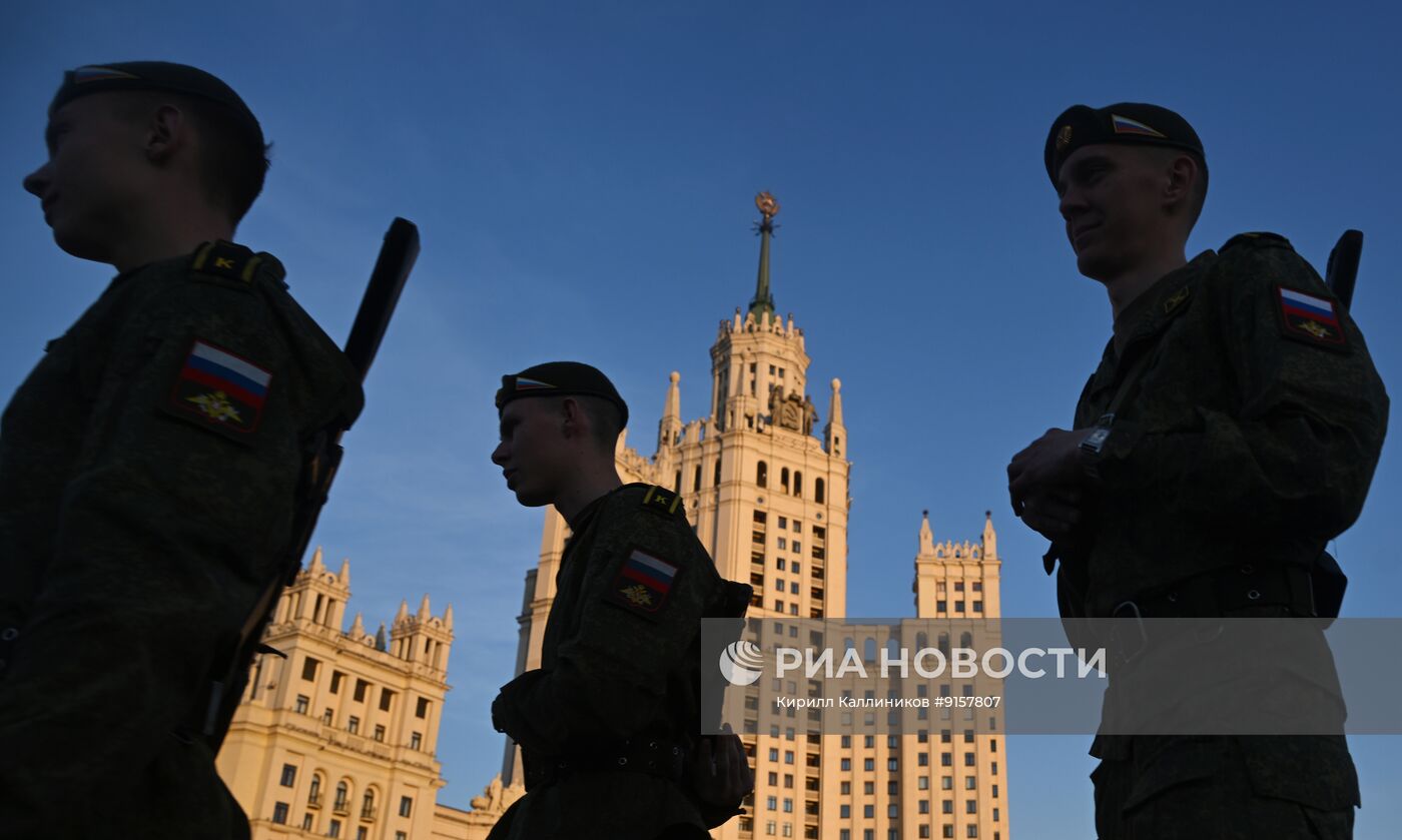 Репетиция парада Победы в Москве
