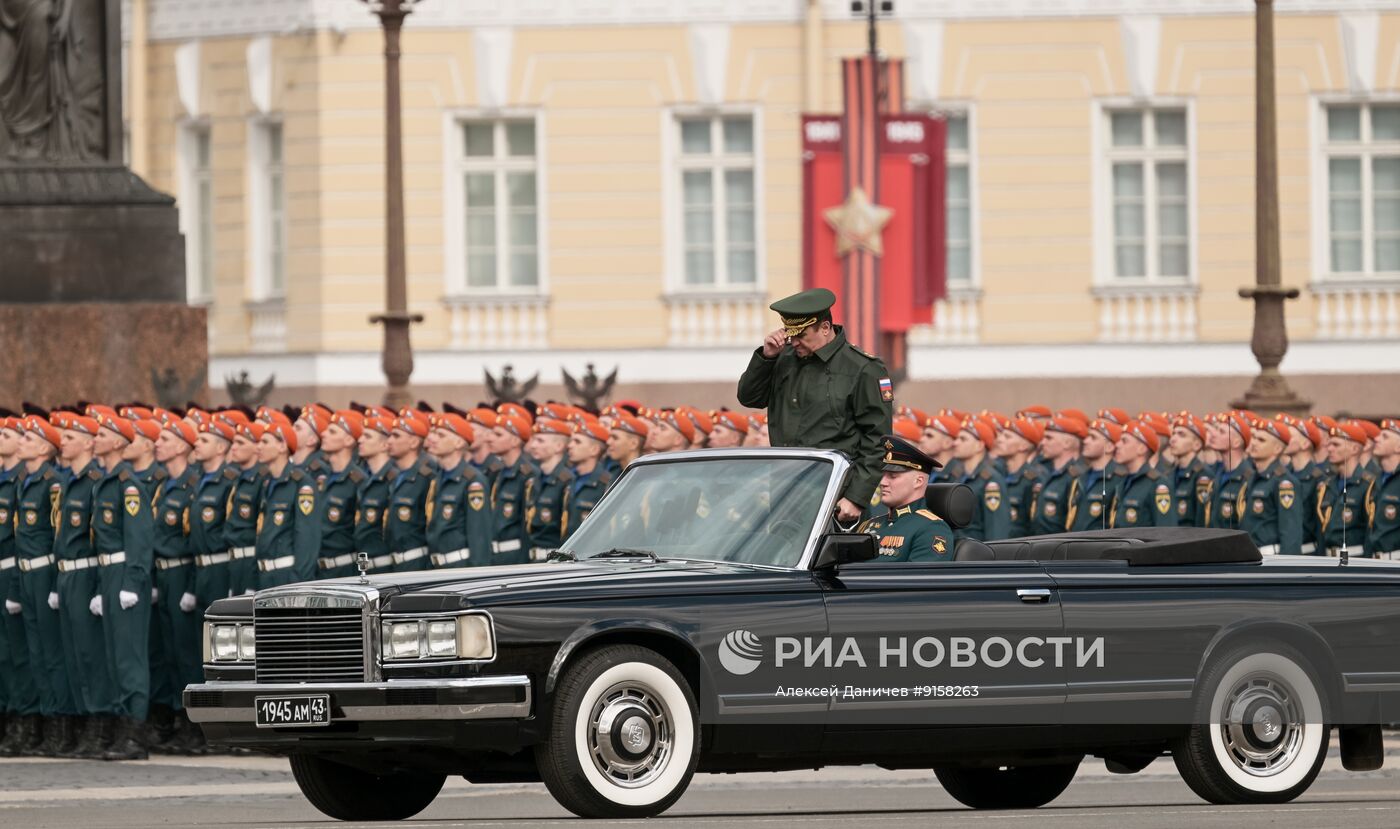 Репетиция Парада Победы в Санкт-Петербурге