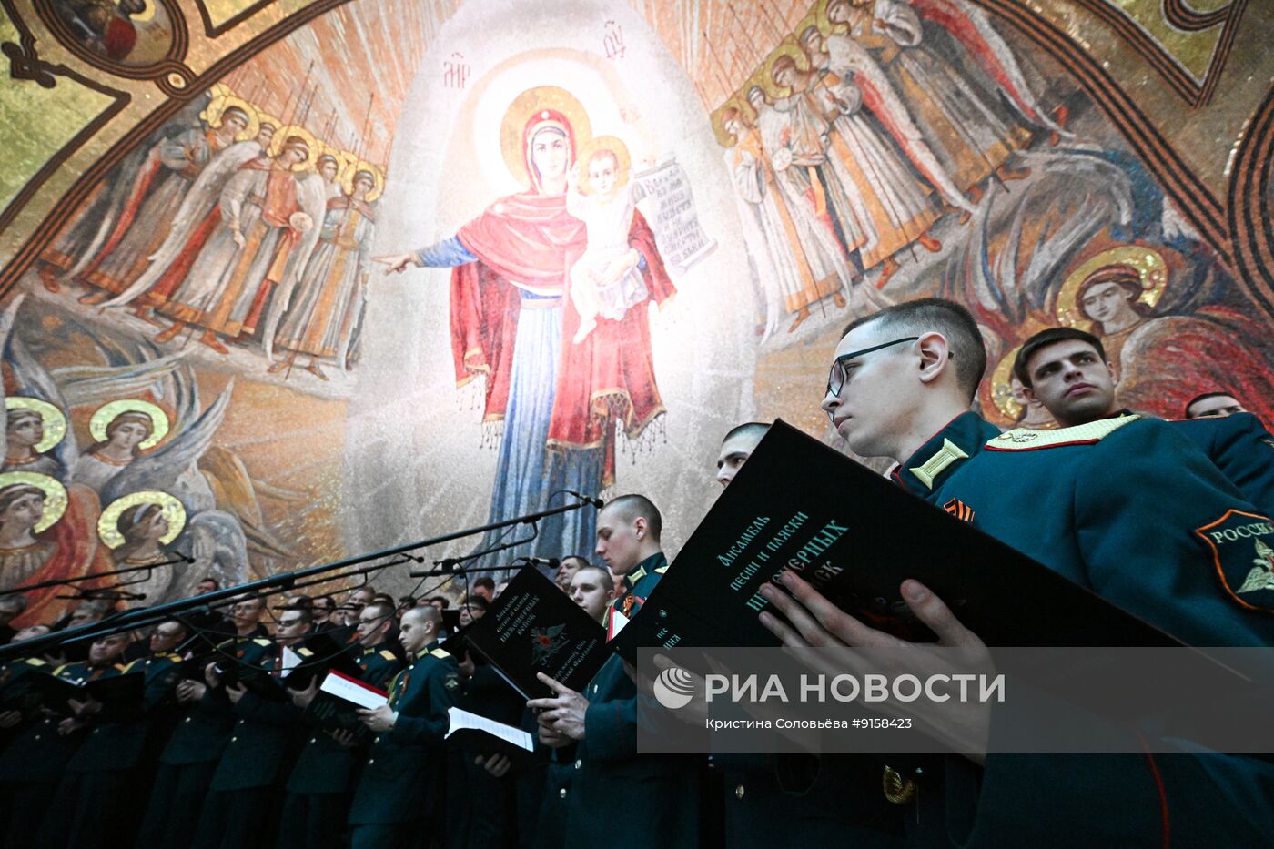 Патриаршее служение в Главном храме Вооруженных сил РФ 