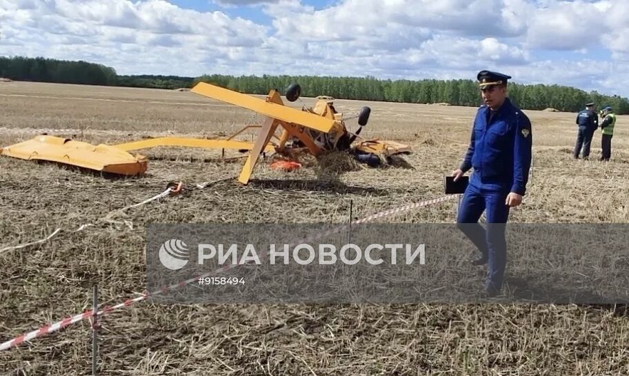 Авиакатастрофа легкомоторного самолета в Омской области