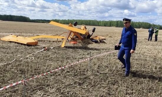 Авиакатастрофа легкомоторного самолета в Омской области