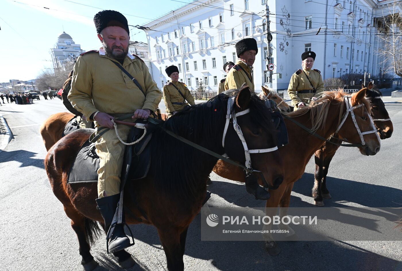 Репетиция Парада Победы в Чите