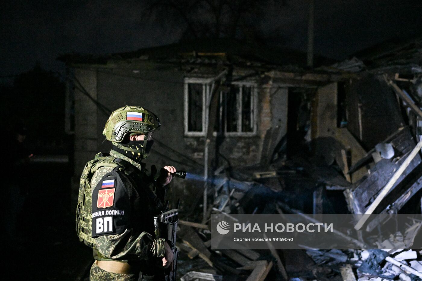 Последствия беспилотной атаки ВСУ в Луганске