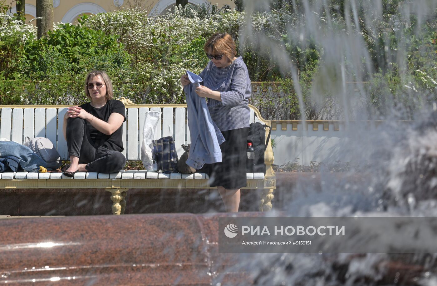 Жаркая погода в Москве