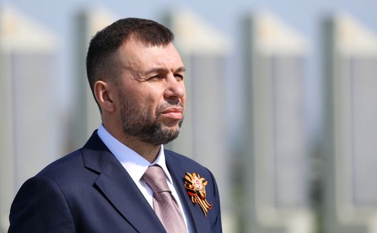Митинг на Саур-могиле в честь 81-й годовщины Победы в Великой Отечественной войне