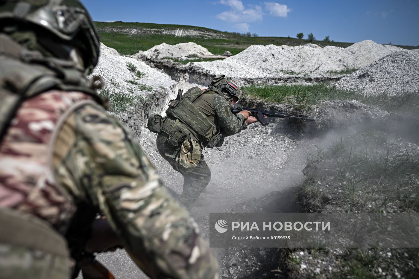 Отработка боевого слаживания военнослужащими 25-й армии группировки войск "Запад" в зоне СВО
