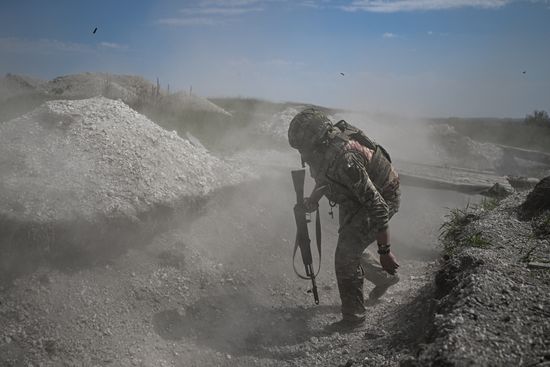 Отработка боевого слаживания военнослужащими 25-й армии группировки войск "Запад" в зоне СВО
