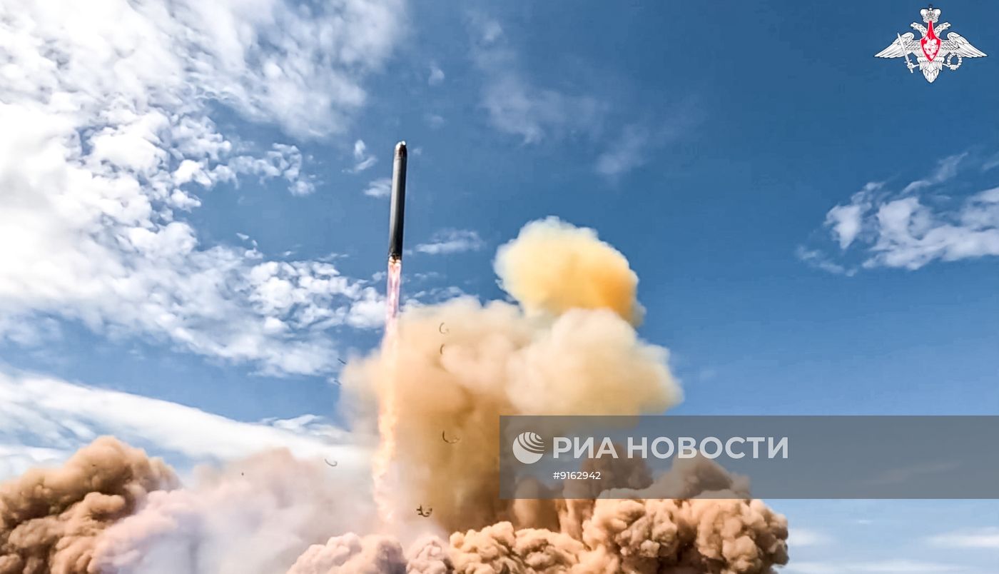 Испытания ракетного комплекса "Сармат"