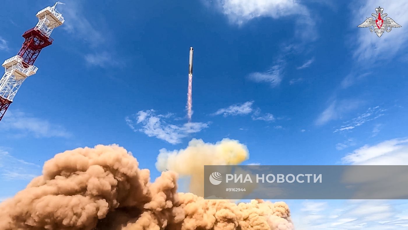 Испытания ракетного комплекса "Сармат"