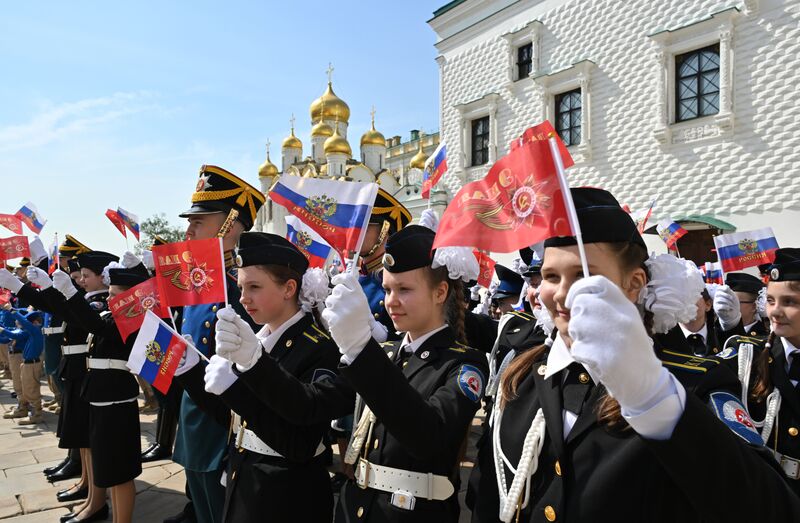 Церемония приведения к торжественным клятвам учащихся кадетских и юнармейских классов ФСО России