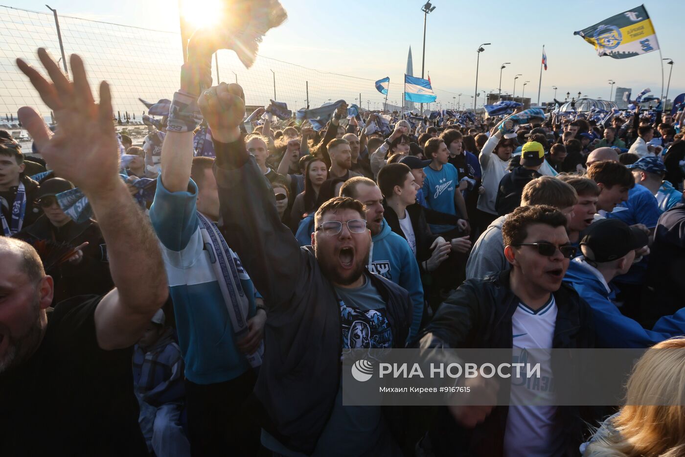 Фан-зона с прямой трансляцией матча РПЛ "Ростов" - "Зенит"