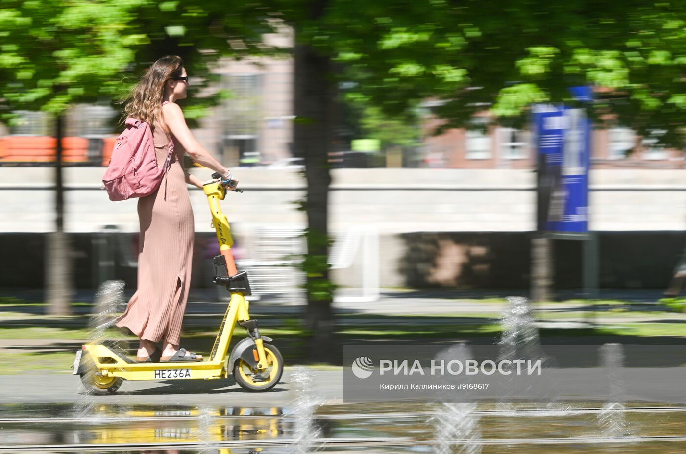 Жаркая погода в Москве