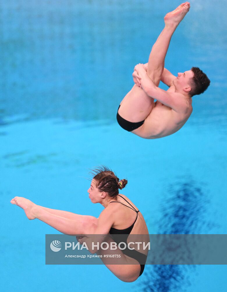 Прыжки в воду. Чемпионат России. Микст. Трамплин 3 метра