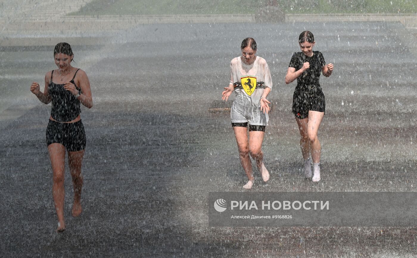 Жара в Санкт-Петербурге