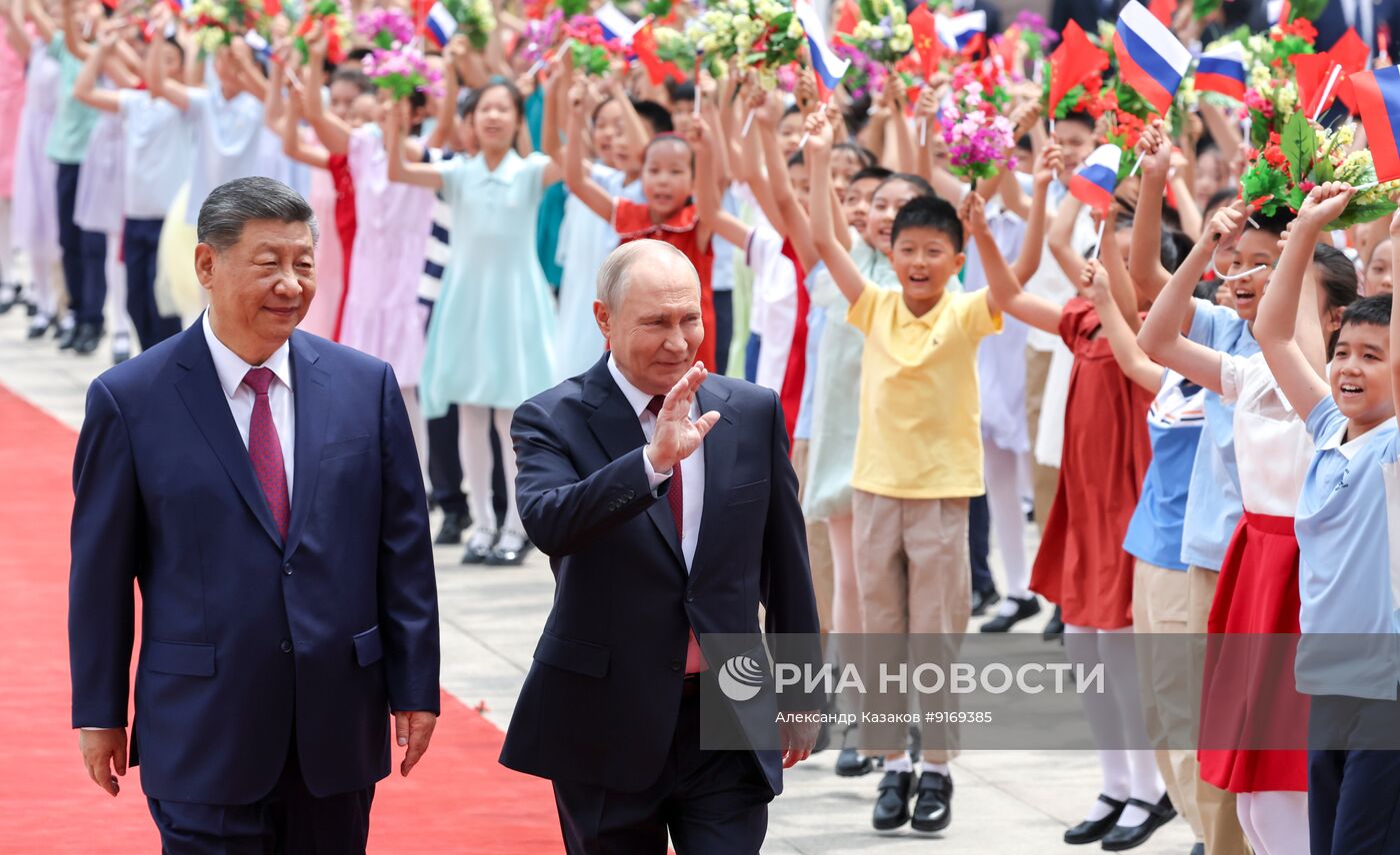 Официальный визит президента РФ Владимира Путина в Пекин
