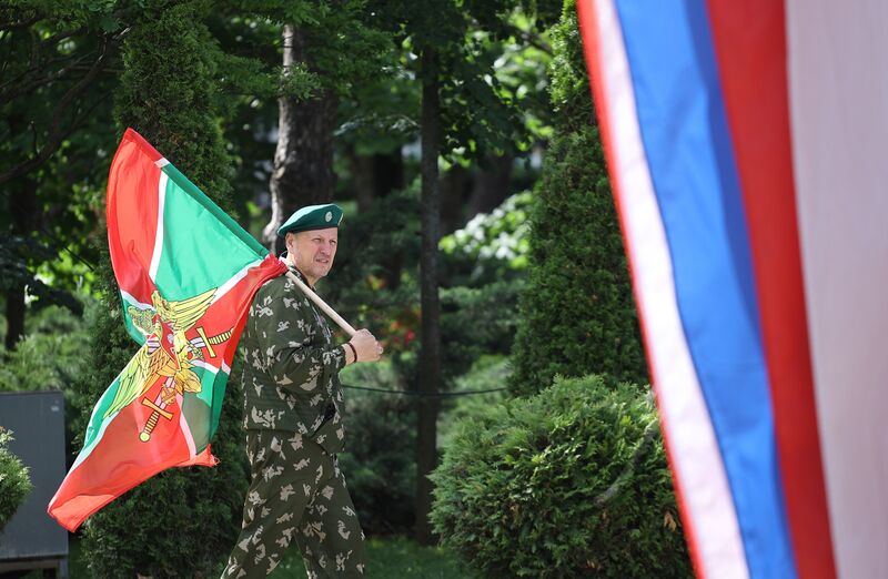 Празднование Дня пограничника в России 