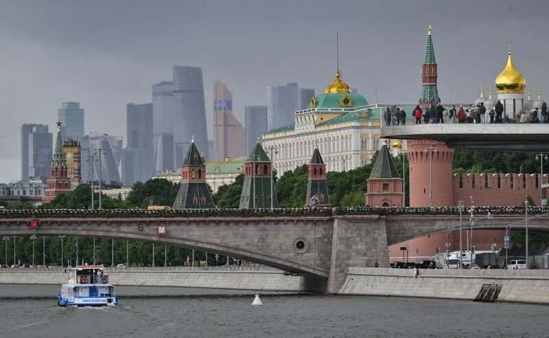 Холодная погода в Москве