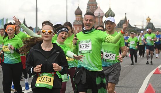 Забег "СберПрайм Зелёный Марафон" в Москве