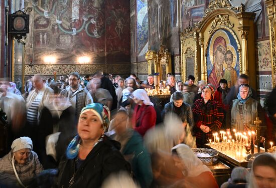 Патриаршее служение в праздник Святой Троицы