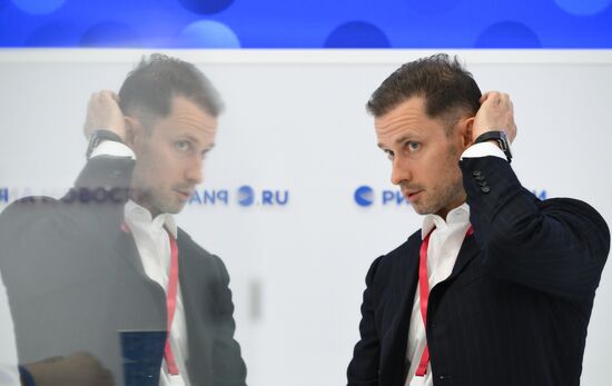ПМЭФ-2026. Стенд РИА Новости и студия радио Sputnik 