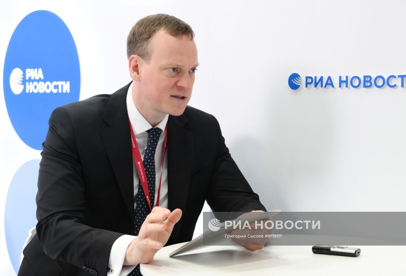 ПМЭФ-2026. Стенд РИА Новости и студия радио Sputnik 