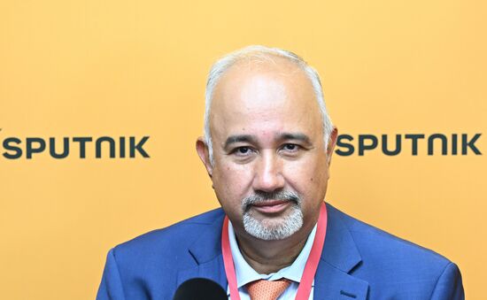 ПМЭФ-2026. Стенд РИА Новости и студия радио Sputnik 