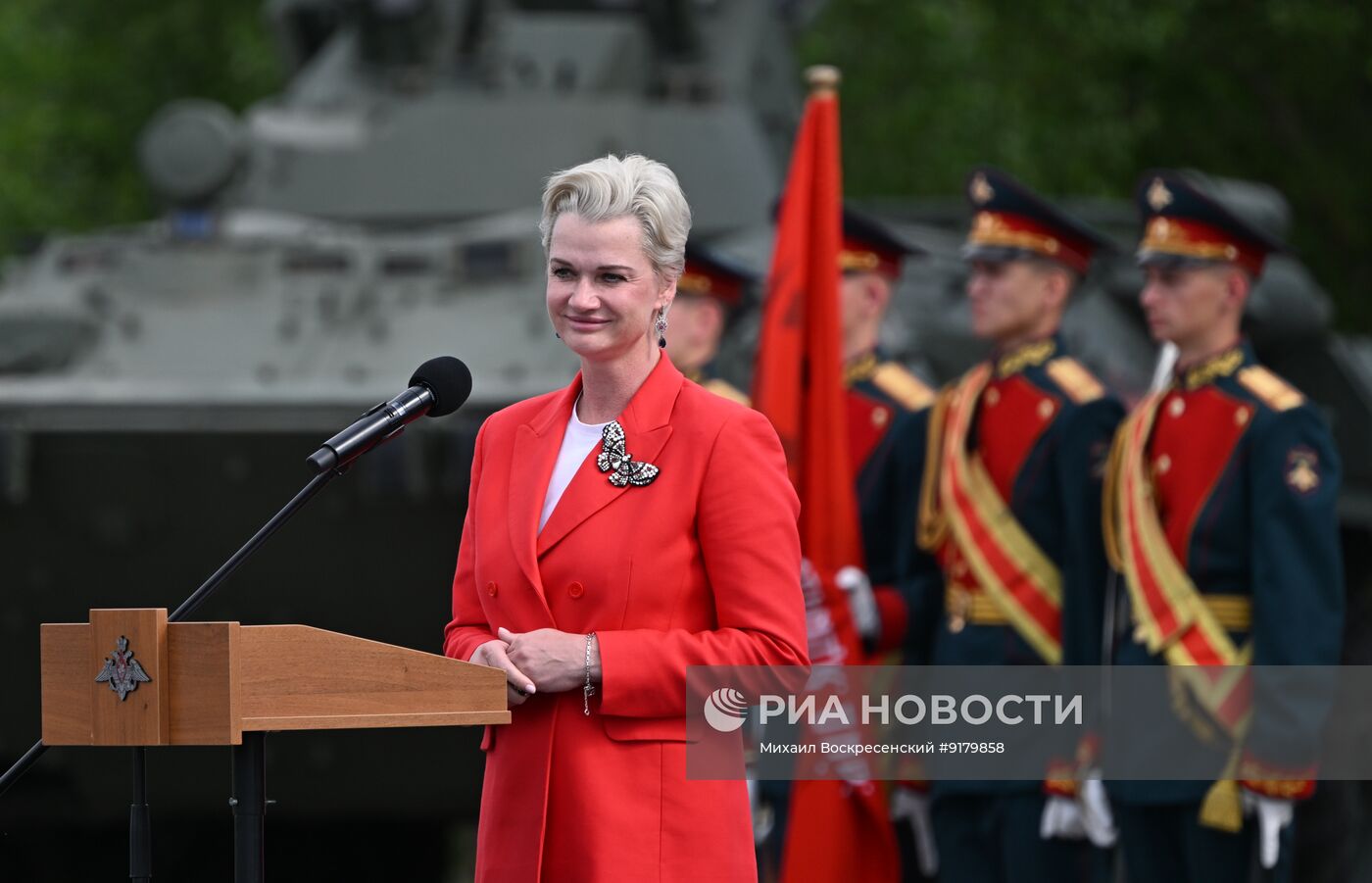 Открытие международной молодежной военно-спортивной игры "Наследники Победы" в Подмосковье