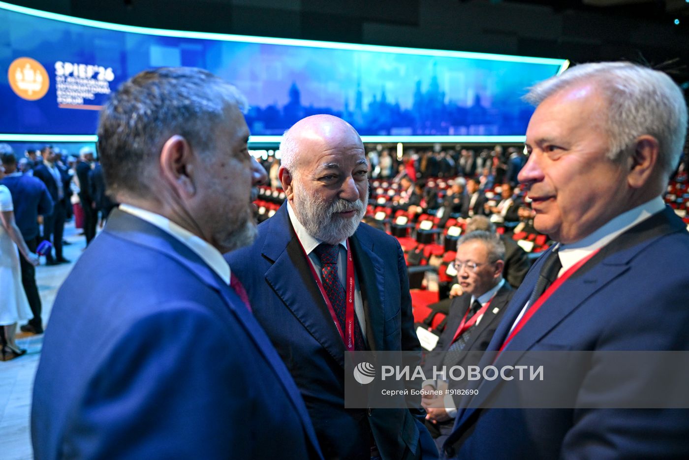 ПМЭФ-2026. Сбор гостей на пленарное заседание