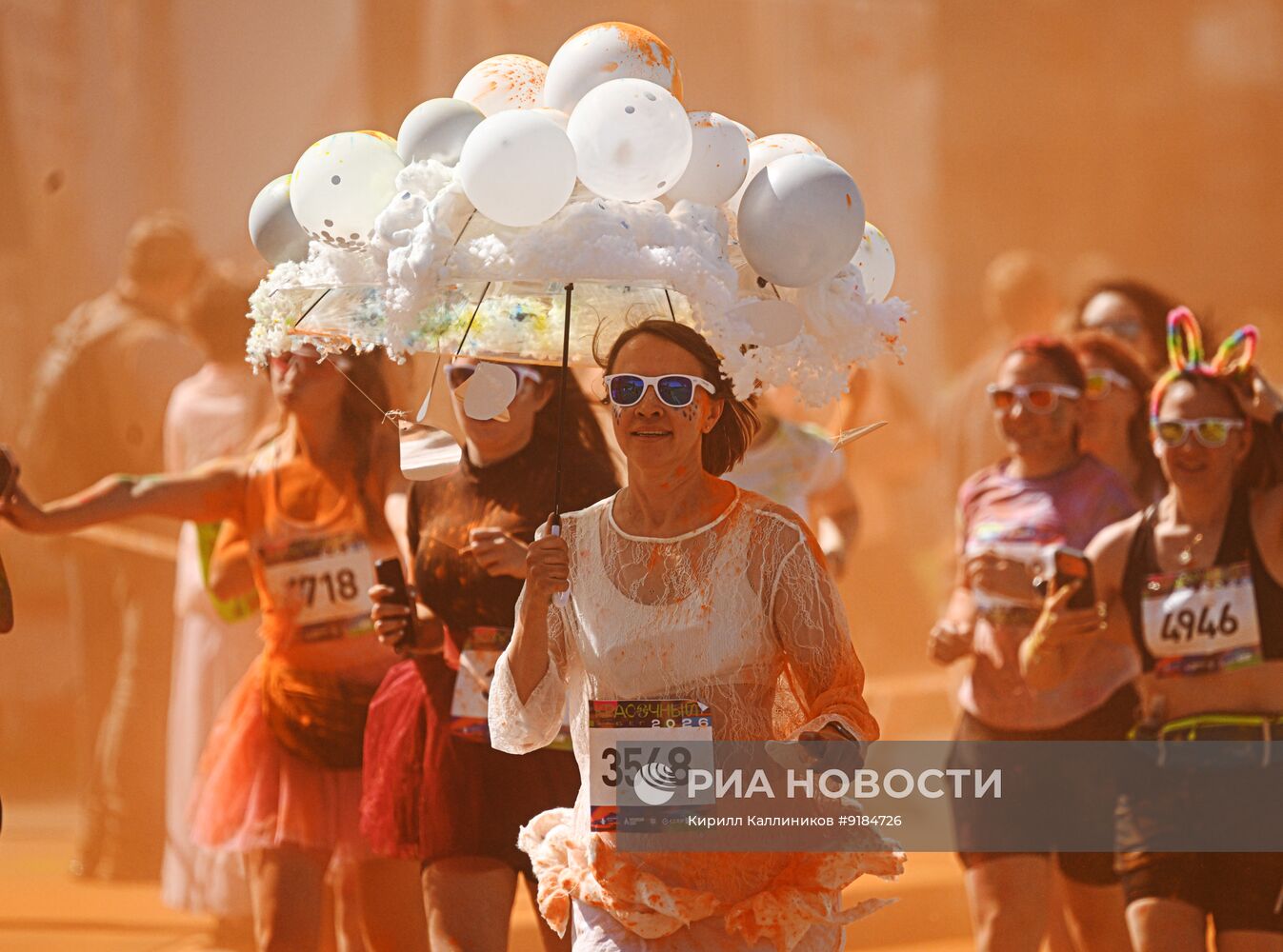 Красочный забег в Москве