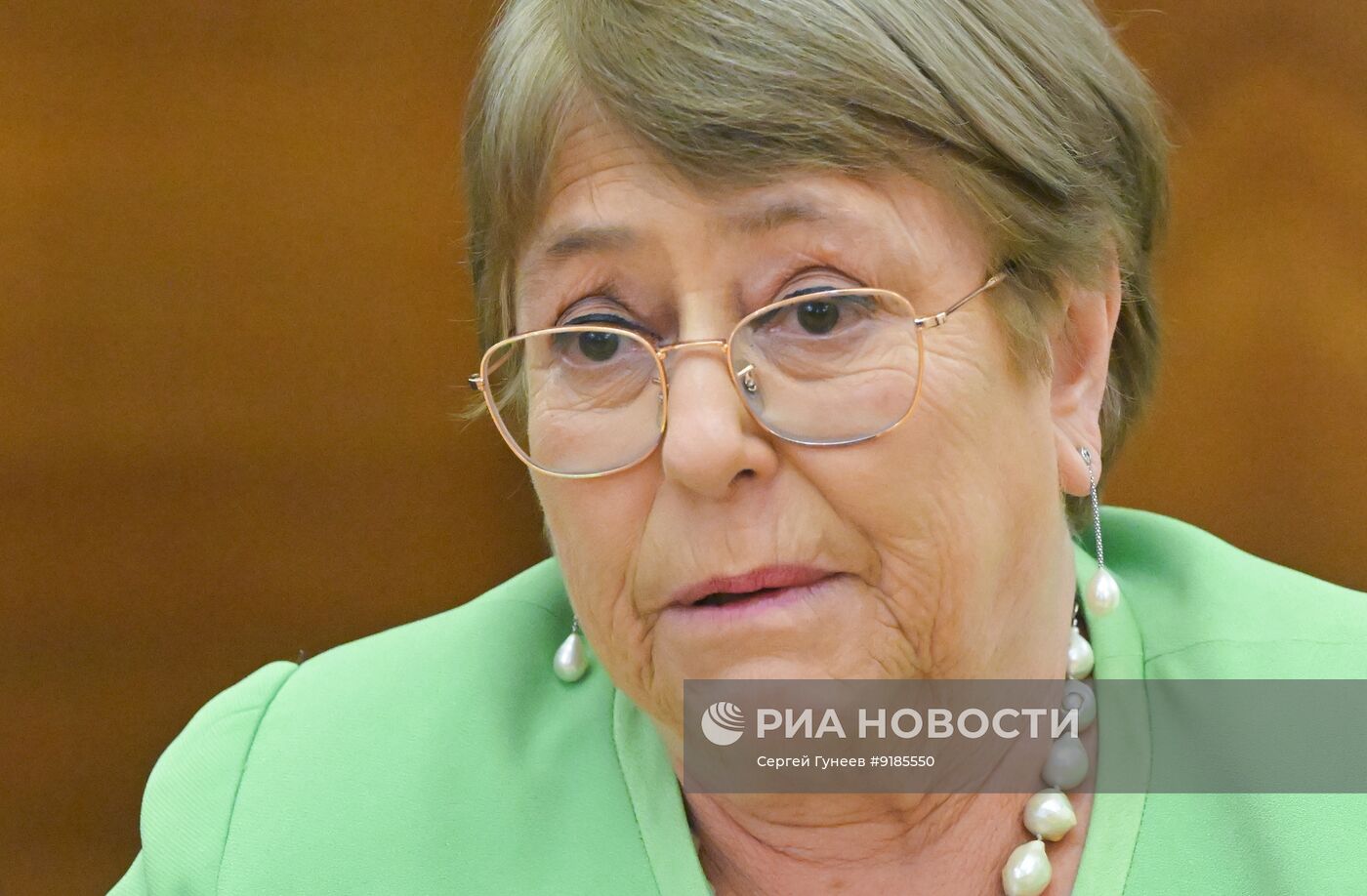 Встреча главы МИД РФ С. Лаврова с кандидатом на пост Генсекретаря ООН М. Бачелет