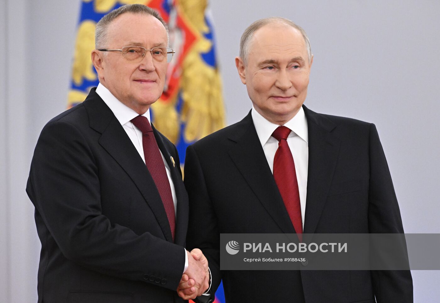 Вручение Госпремий РФ и медалей Героя Труда