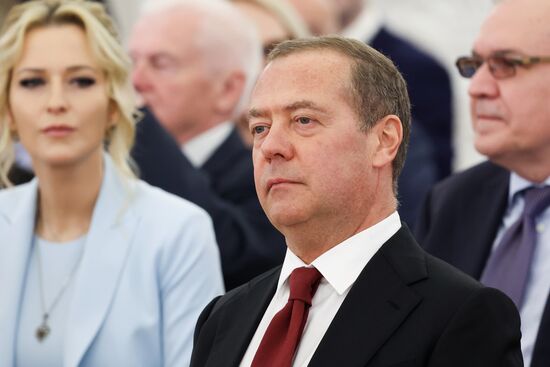 Вручение Госпремий РФ и медалей Героя Труда