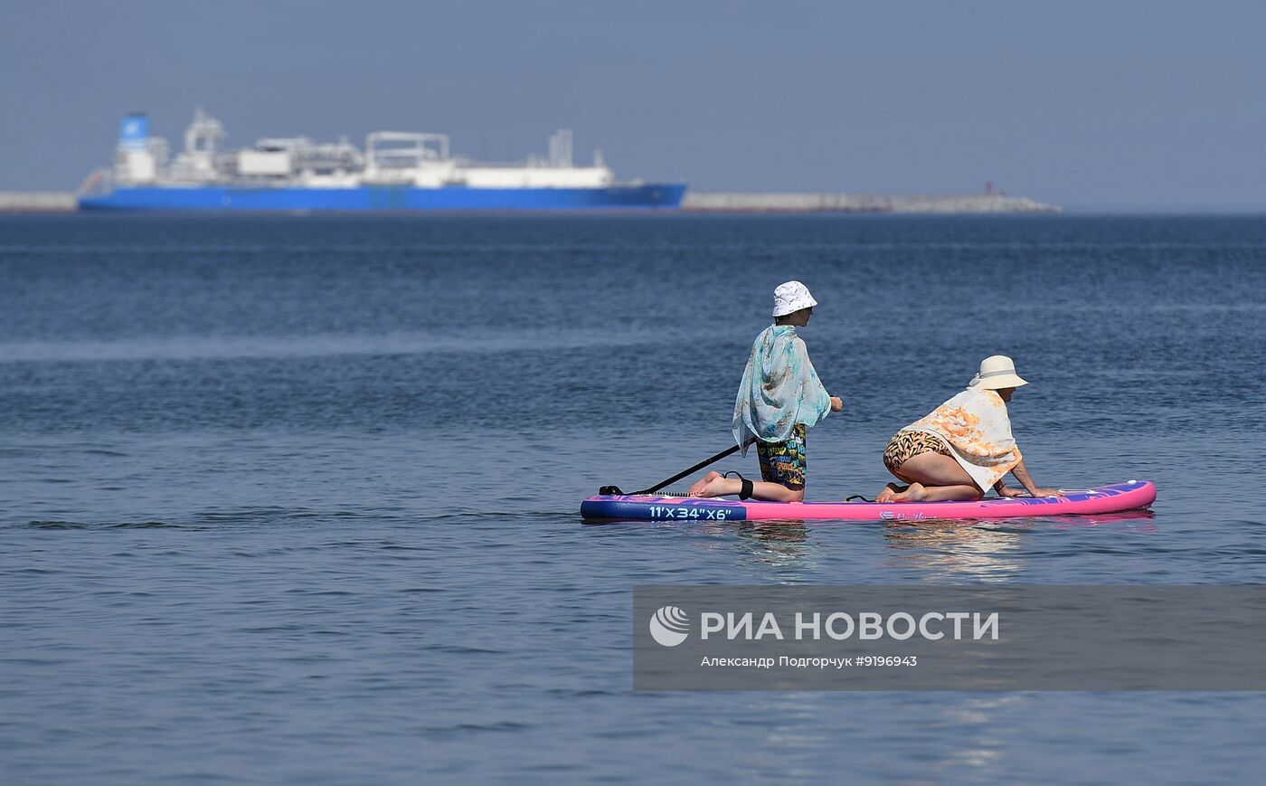 Отдых горожан на Балтийском море