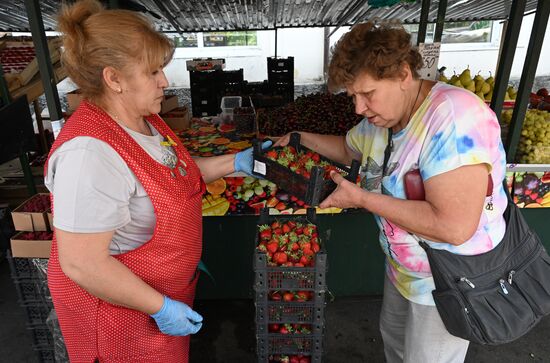 Продажа фруктов и ягод в Москве