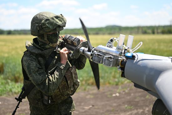 Боевая работа расчета БПЛА БМ-70 группировки войск "Центр" на Добропольском направлении СВО 